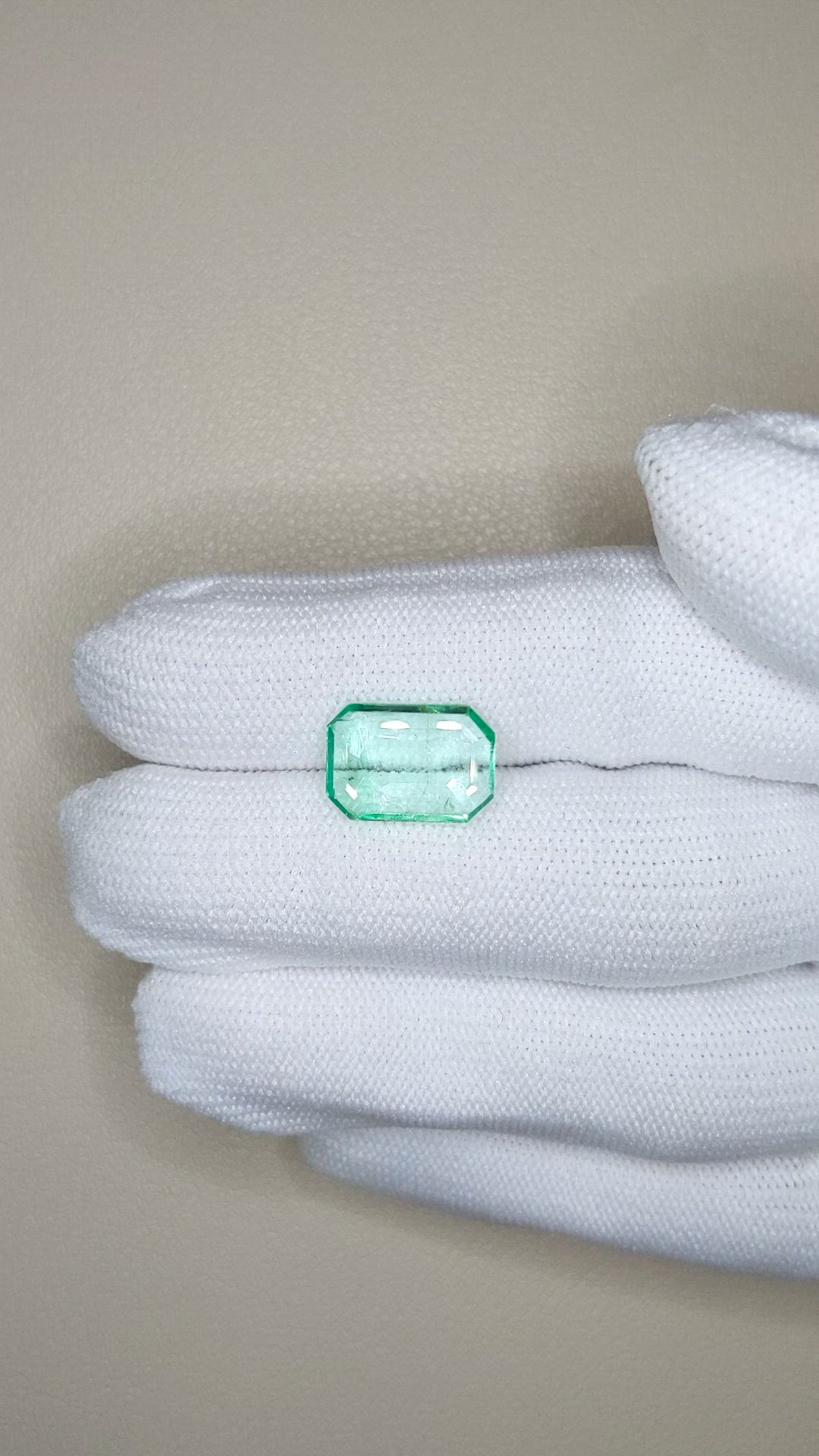 3.40 Ct. Emerald from Colombia Size Video