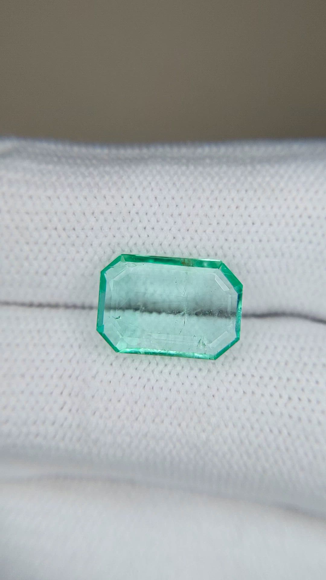 3.40 Ct. Emerald from Colombia Size Video