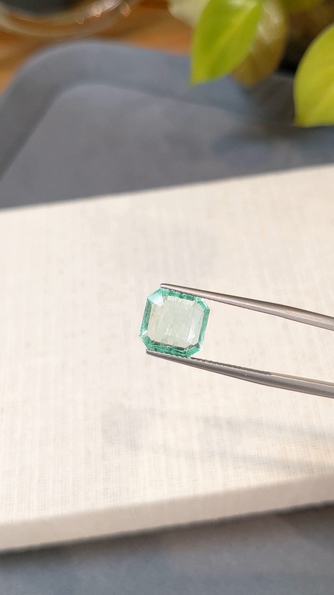 4.16 Ct. Emerald from Russia Size Video