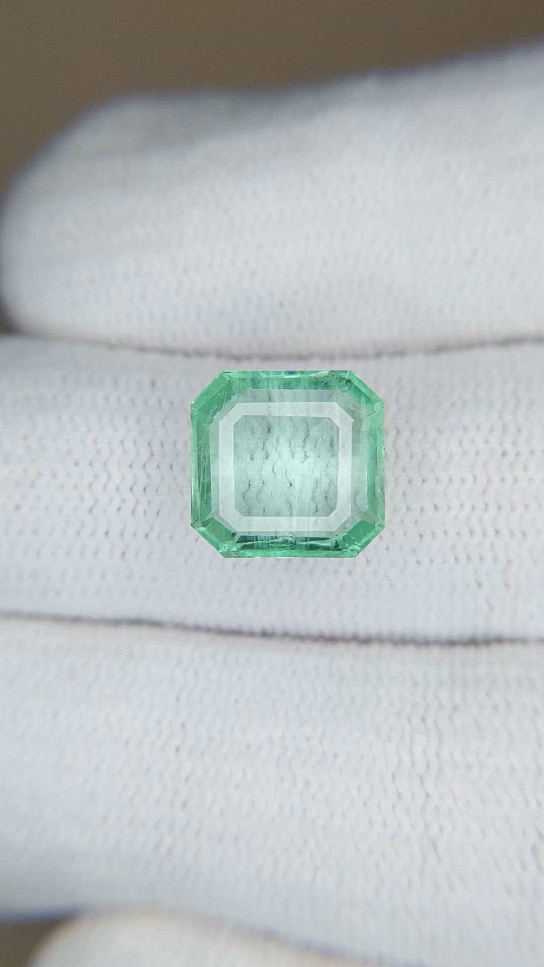 4.16 Ct. Emerald from Russia Size Video