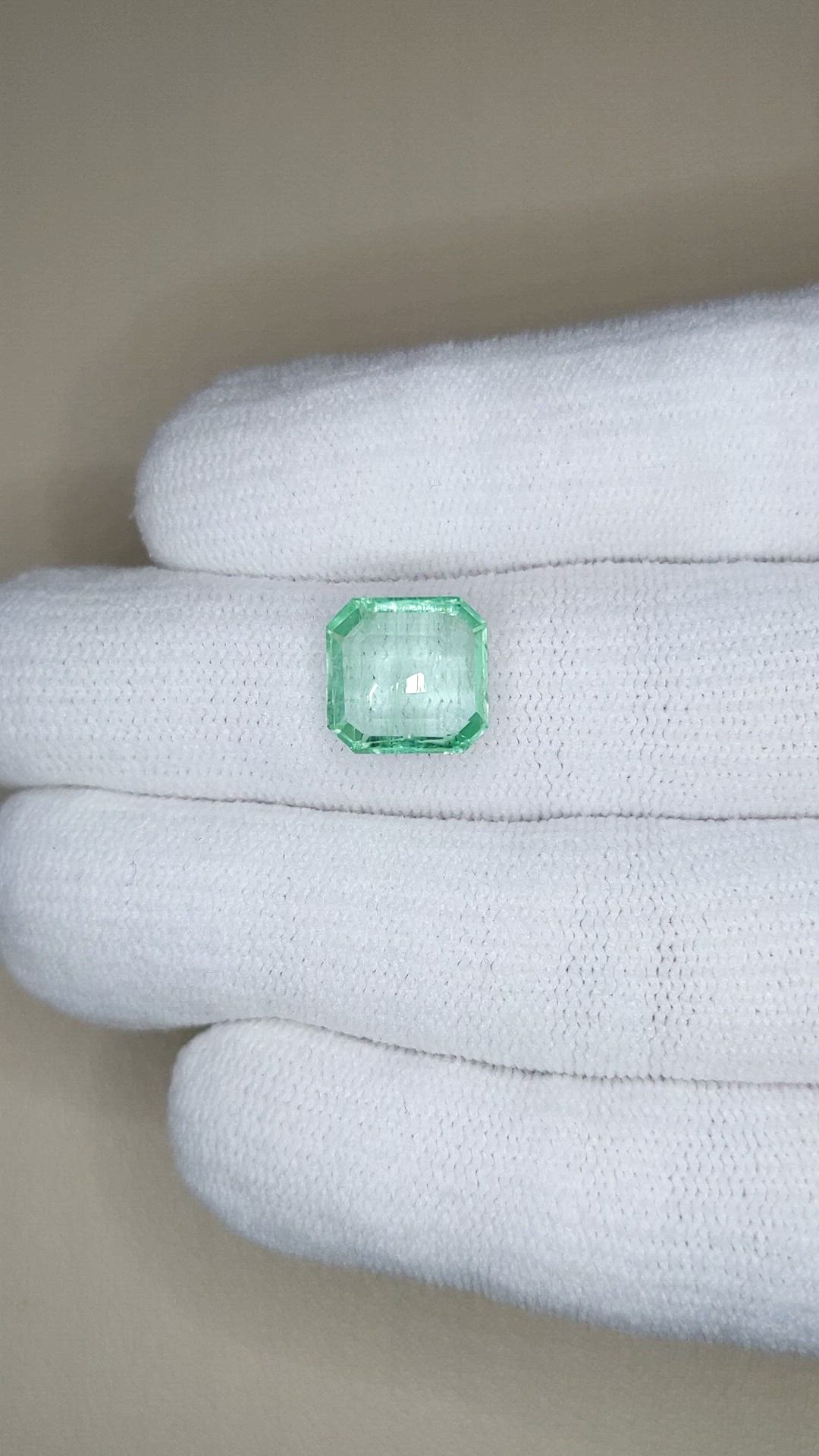 4.16 Ct. Emerald from Russia Size Video