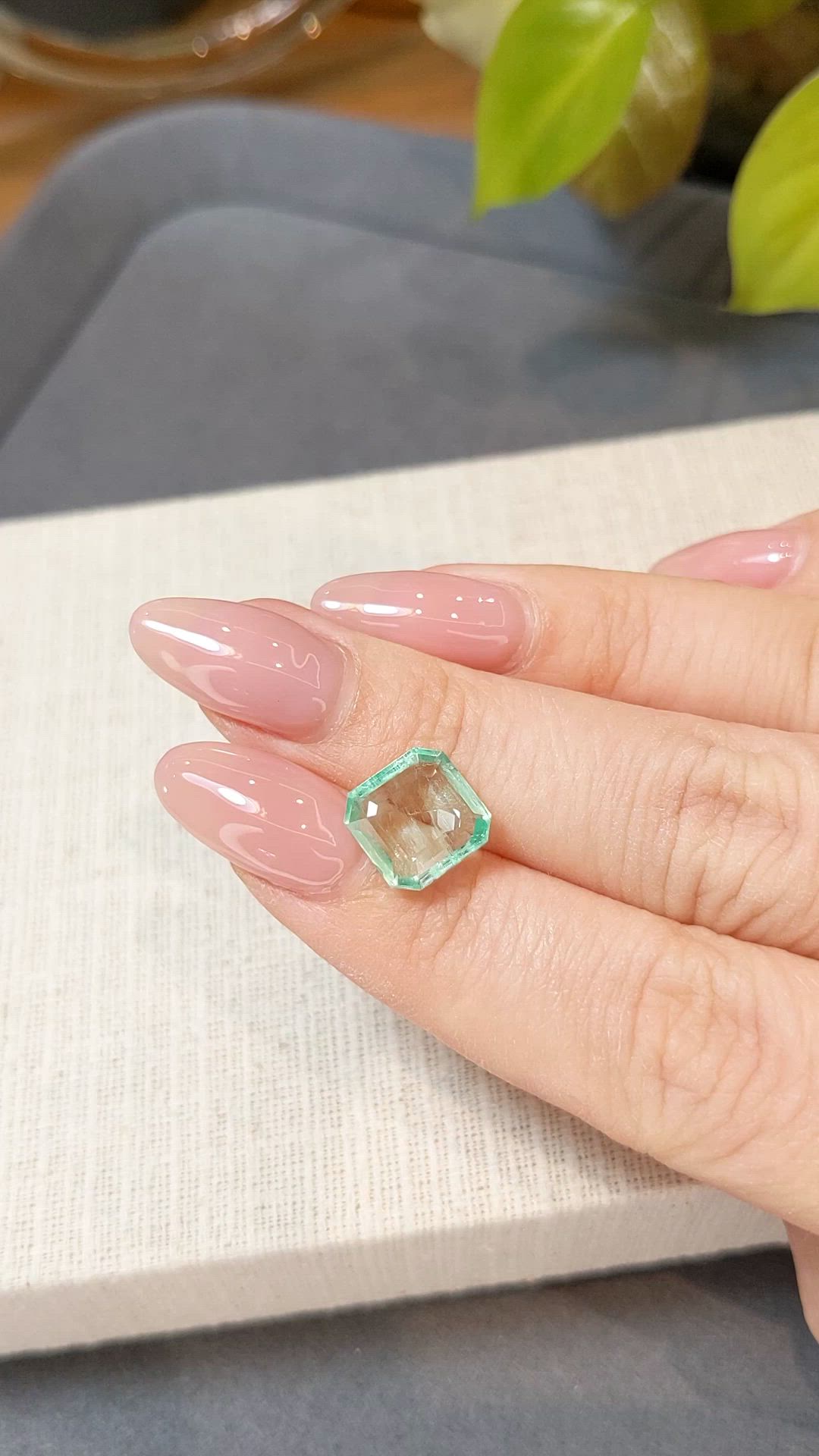 4.16 Ct. Emerald from Russia Size Video
