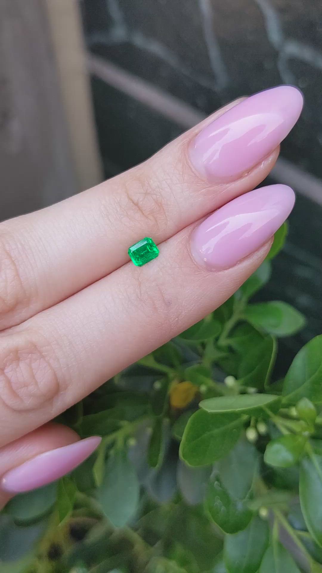 0.40 Ct. Emerald from Afghanistan Size Video