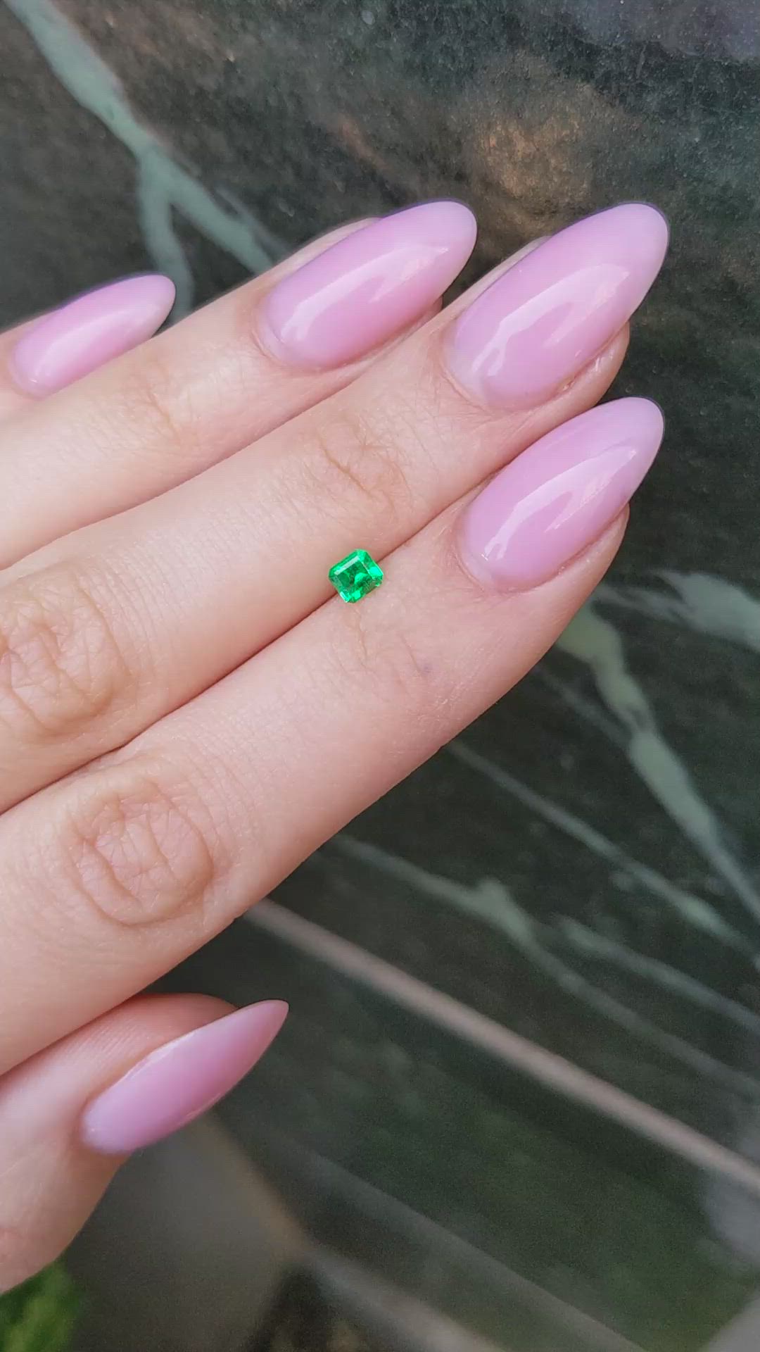 0.24 Ct. Emerald from Afghanistan Size Video