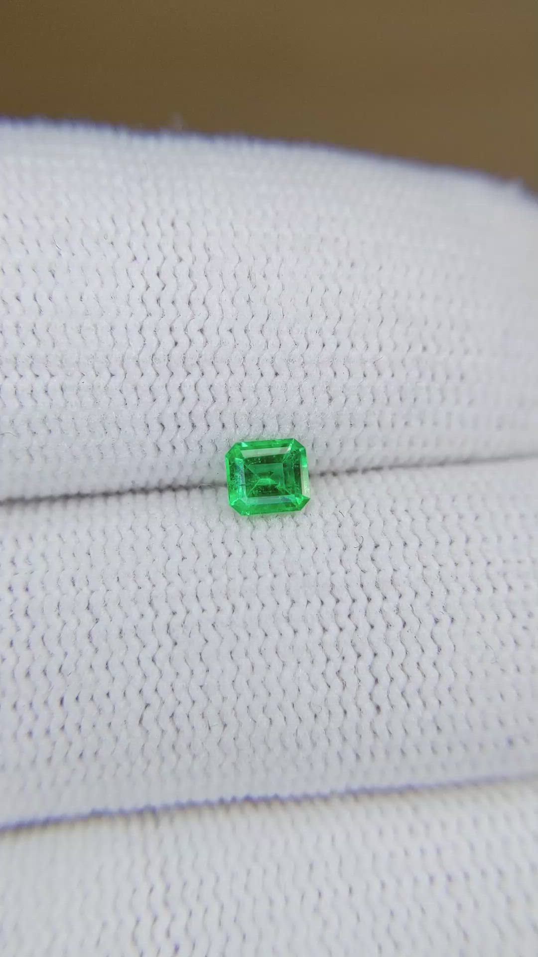 0.24 Ct. Emerald from Afghanistan Size Video