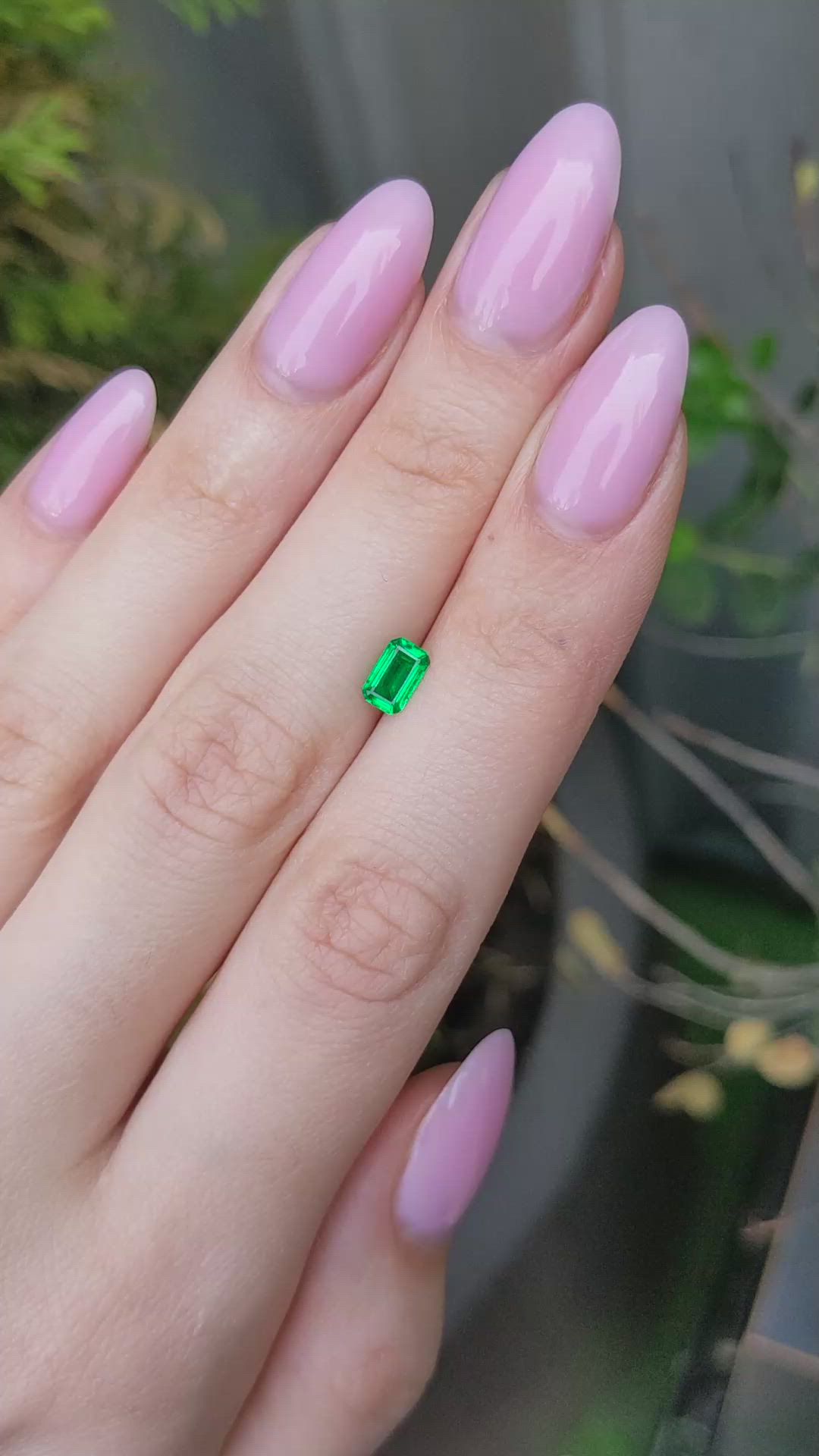 0.49 Ct. Emerald from Afghanistan Size Video