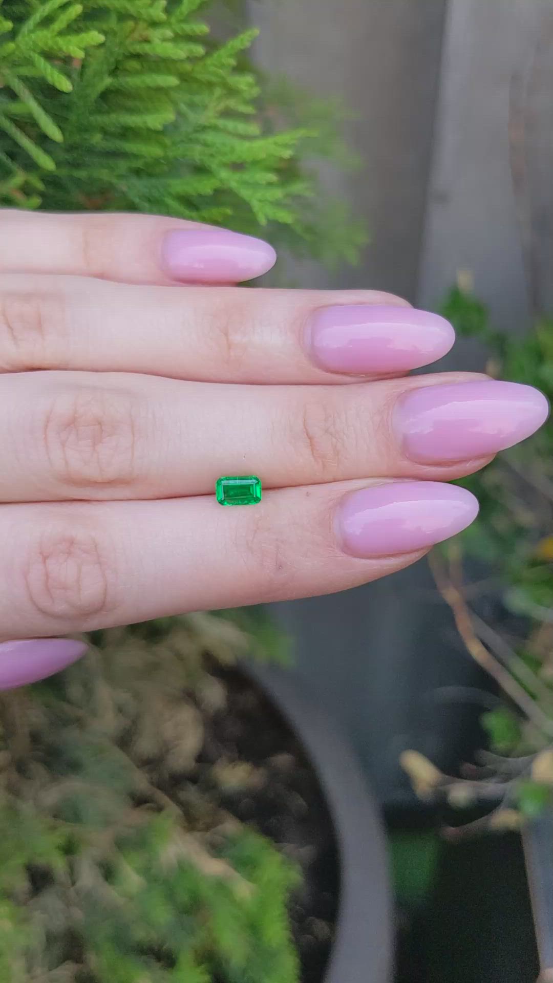 0.49 Ct. Emerald from Afghanistan Size Video