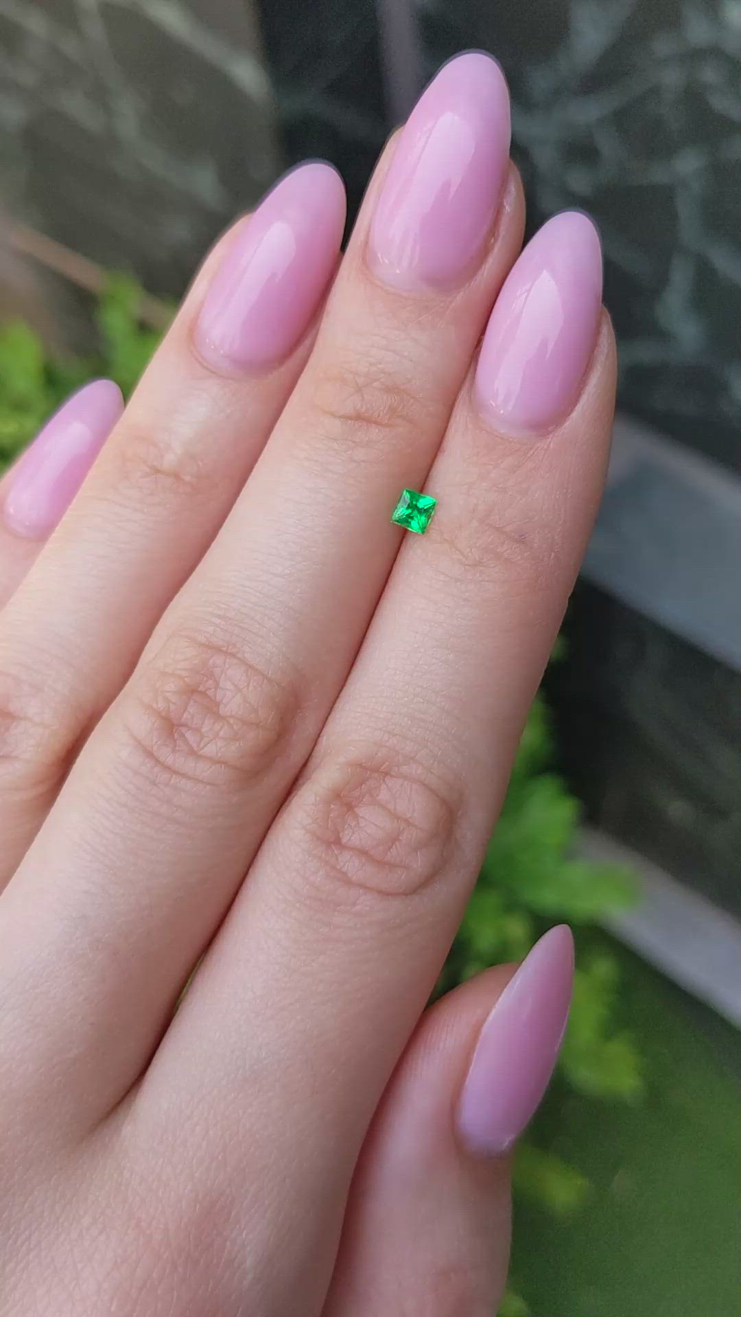 0.18 Ct. Emerald from Afghanistan Size Video