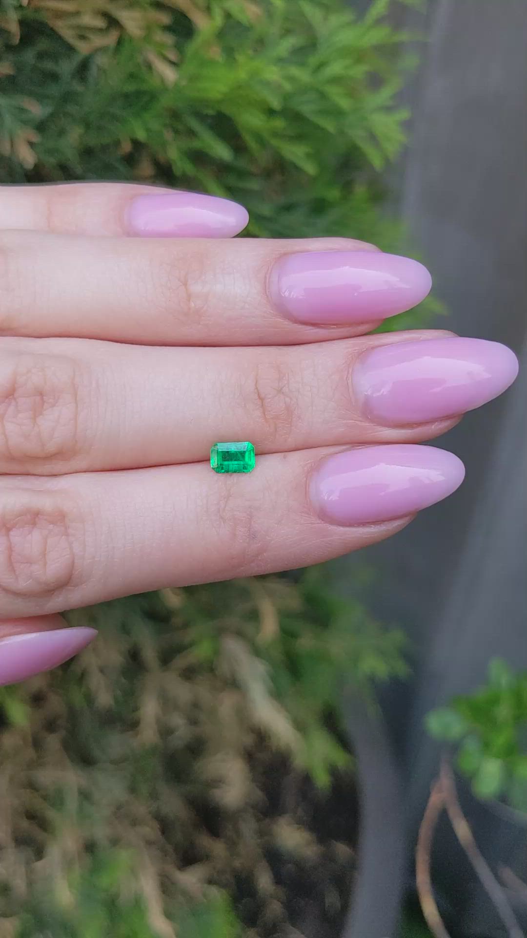 0.46 Ct. Emerald from Afghanistan Size Video