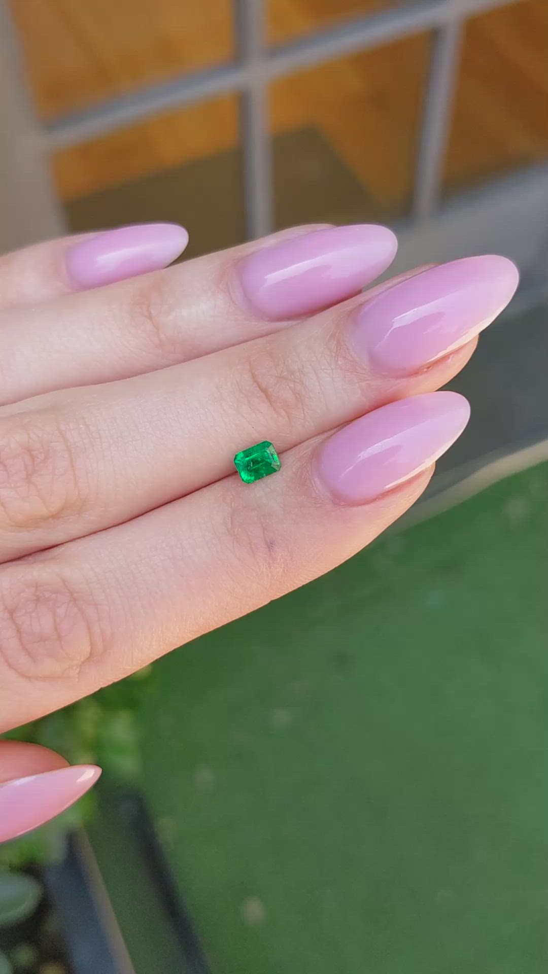0.45 Ct. Emerald from Afghanistan Size Video