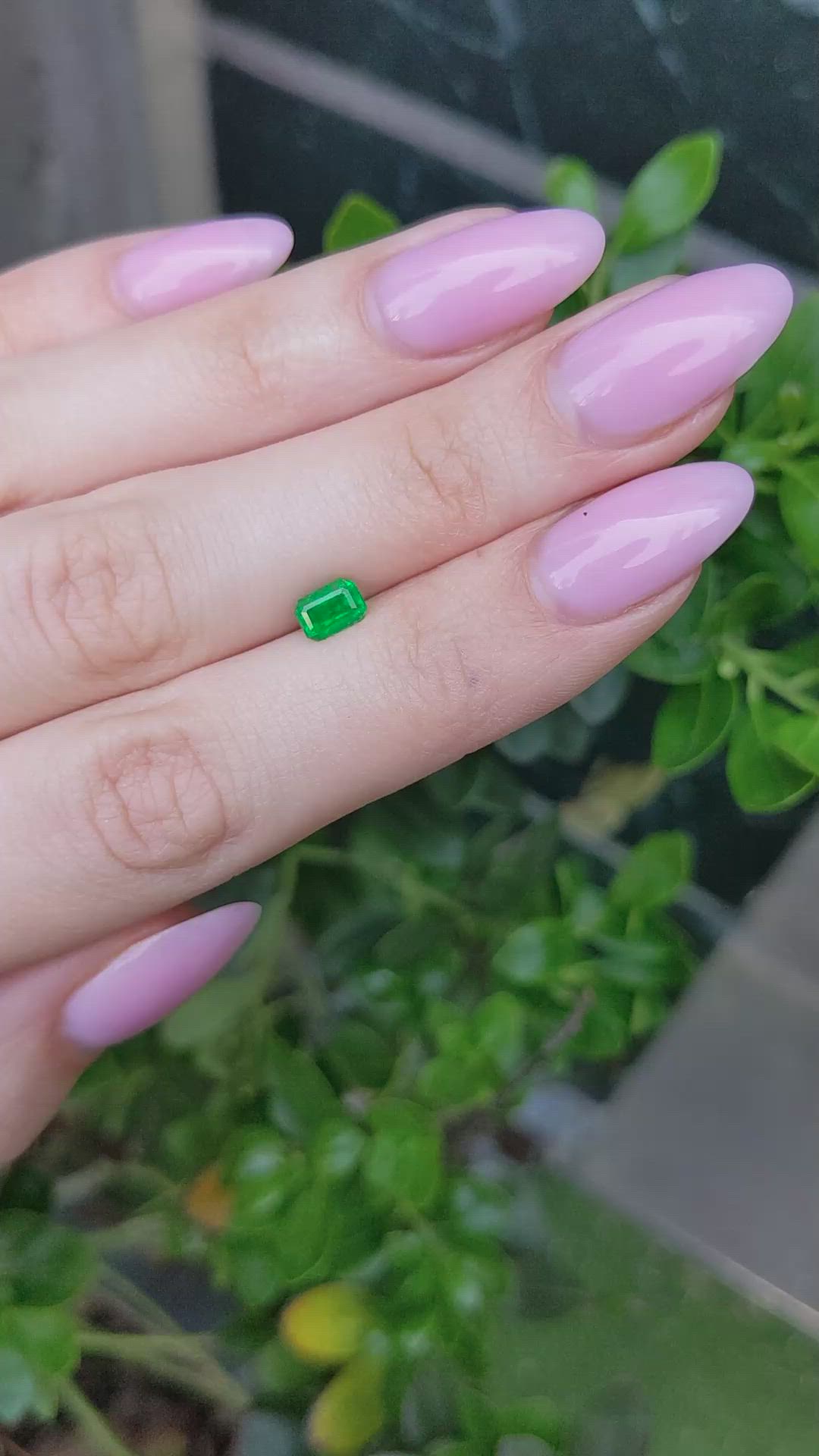 0.62 Ct. Emerald from Afghanistan Size Video