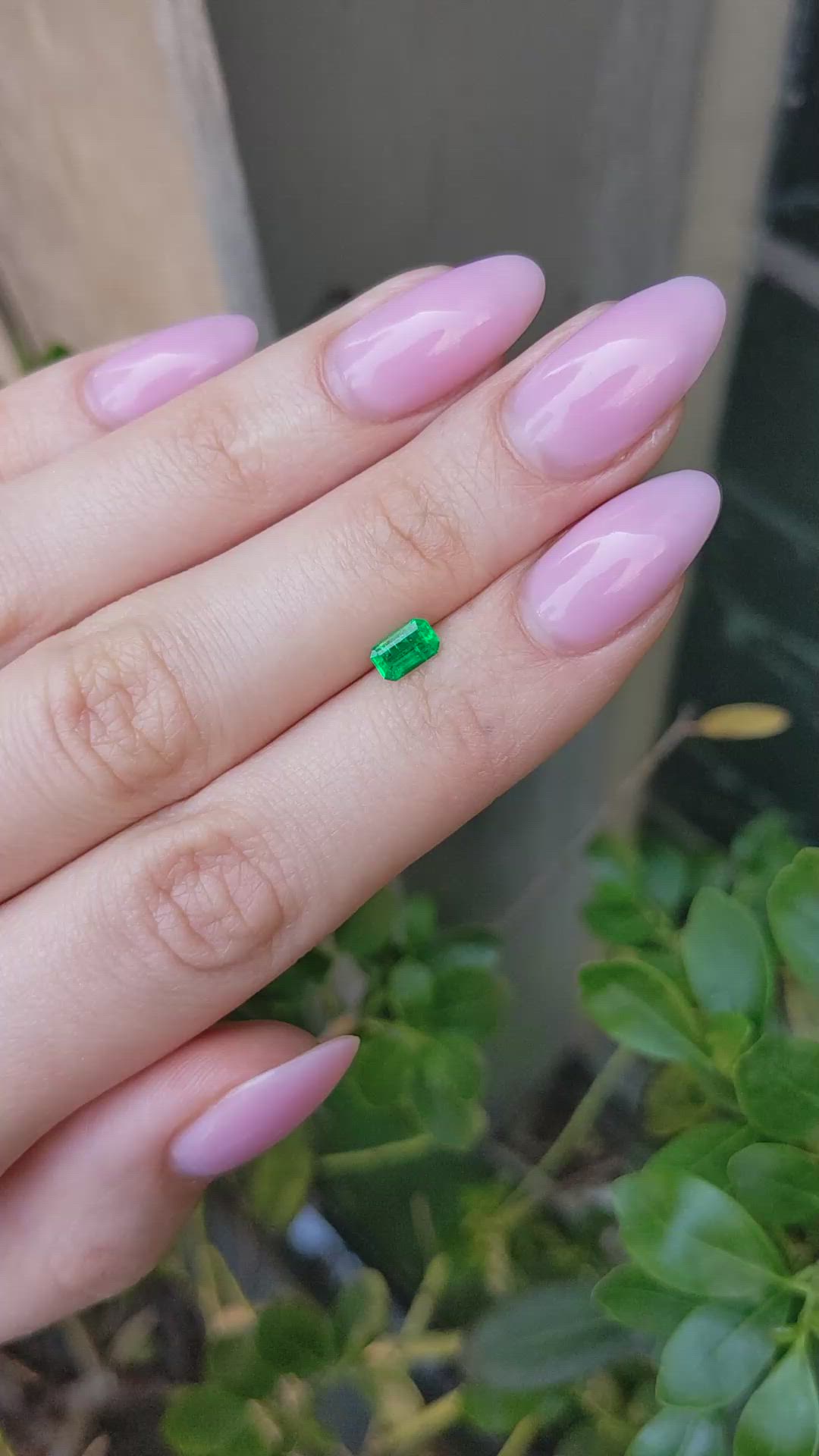 0.43 Ct. Emerald from Afghanistan Size Video