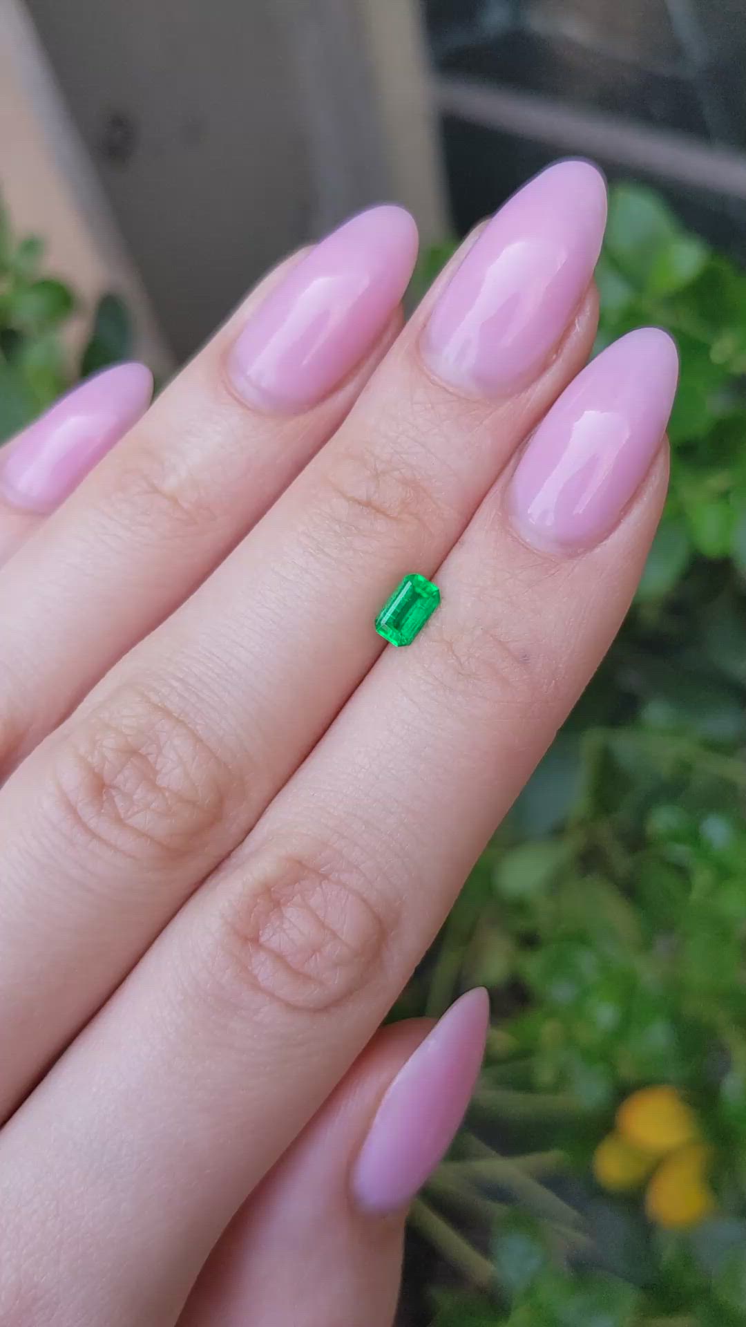 0.43 Ct. Emerald from Afghanistan Size Video
