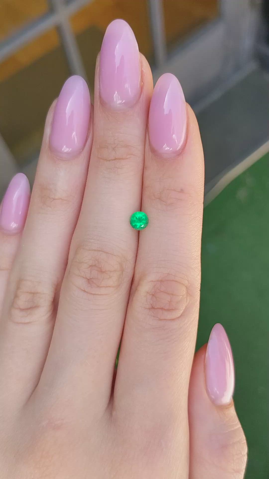 0.38 Ct. Emerald from Afghanistan Size Video