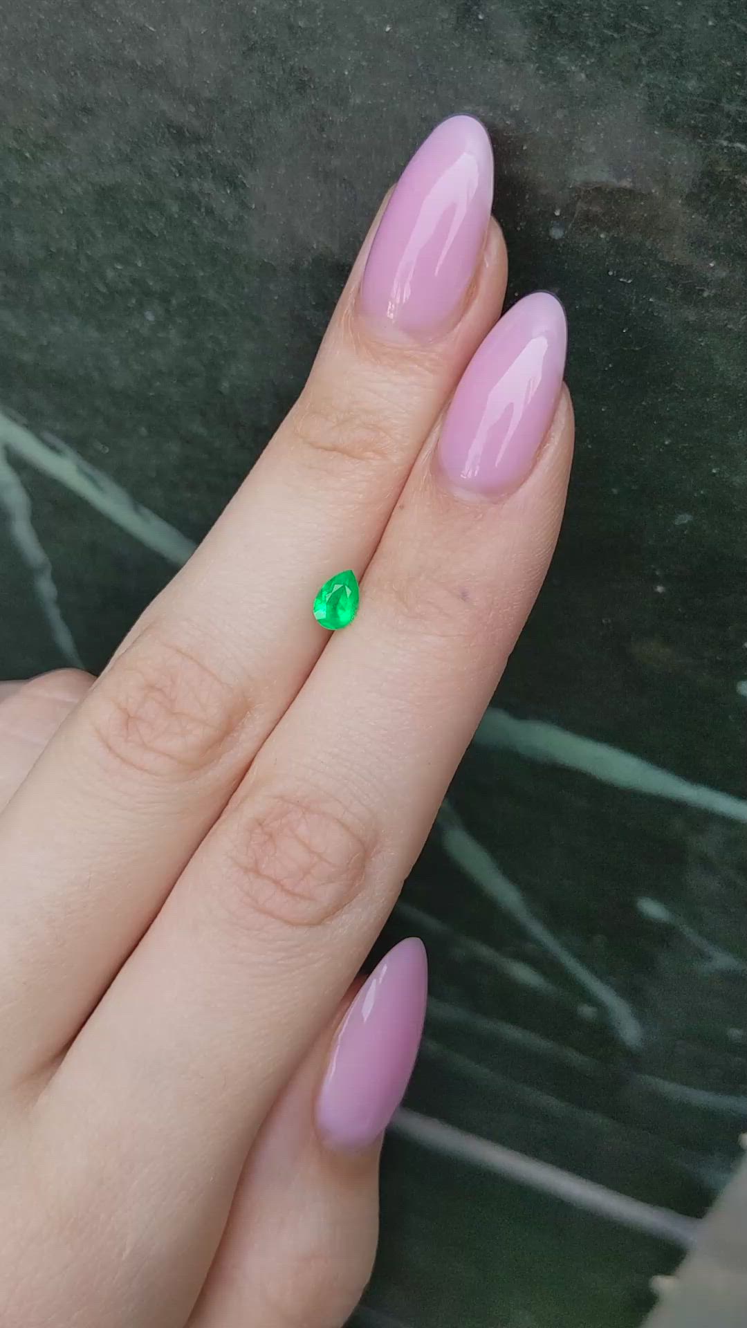 0.36 Ct. Emerald from Afghanistan Size Video