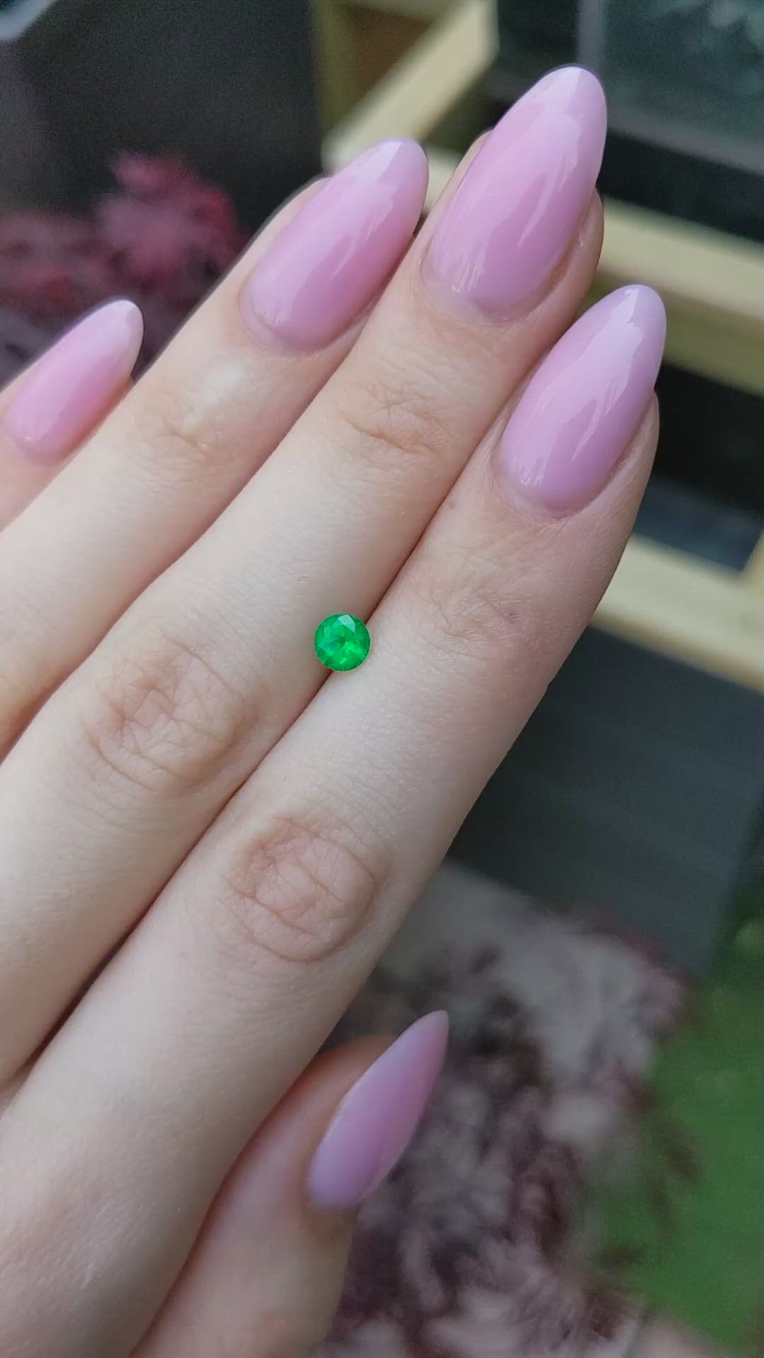 0.39 Ct. Emerald from Afghanistan Size Video