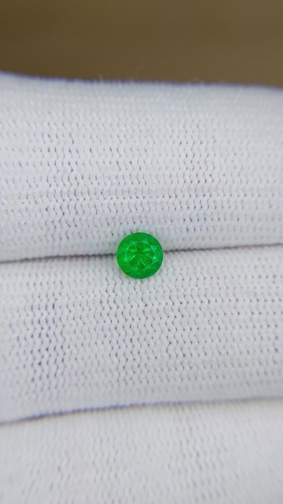 0.39 Ct. Emerald from Afghanistan Size Video