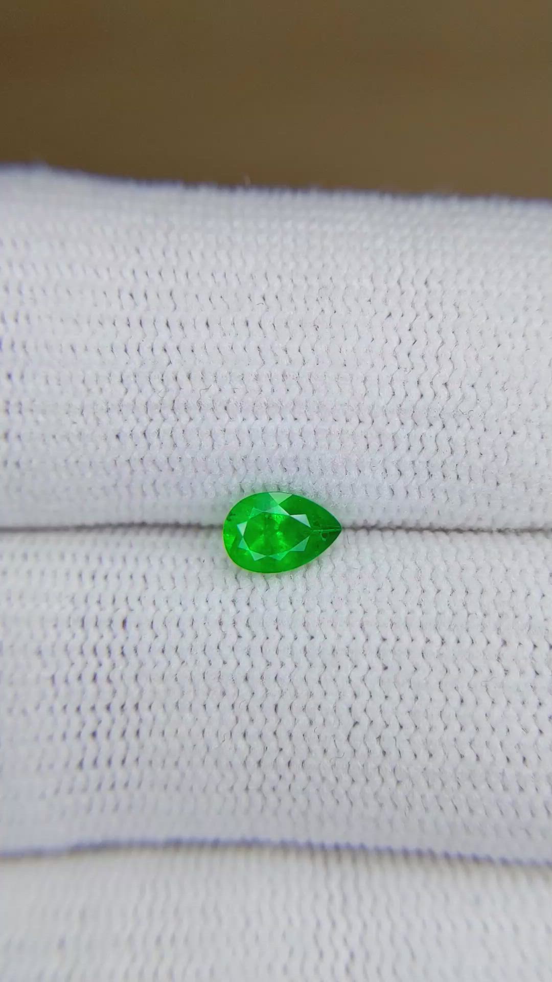 0.42 Ct. Emerald from Afghanistan Size Video