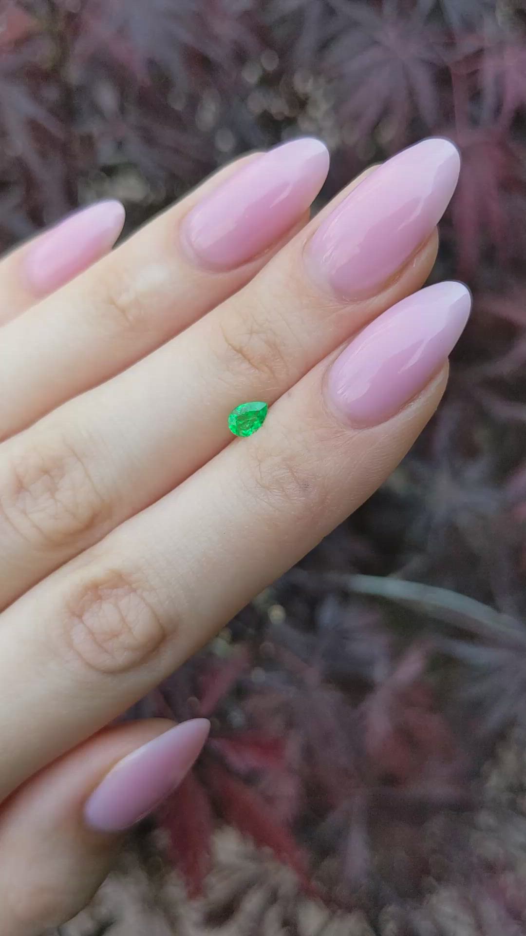 0.23 Ct. Emerald from Afghanistan Size Video
