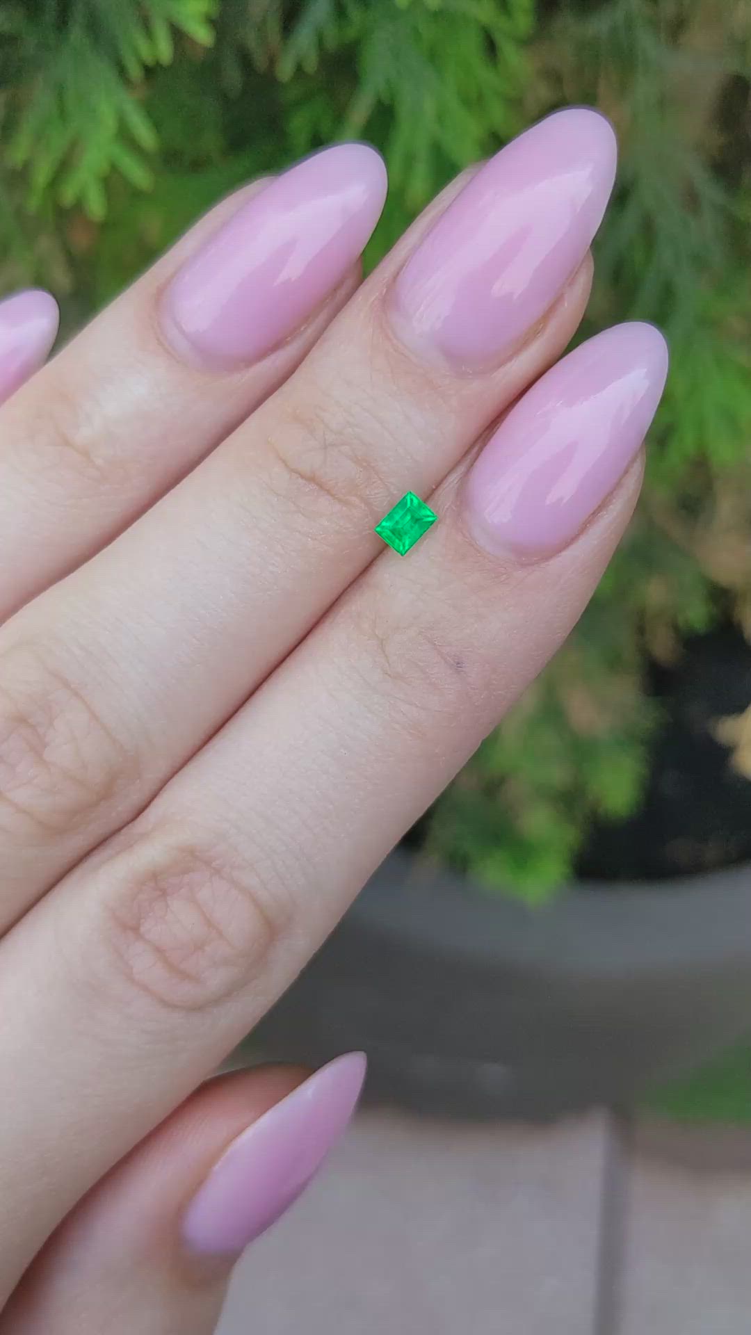 0.23 Ct. Emerald from Afghanistan Size Video