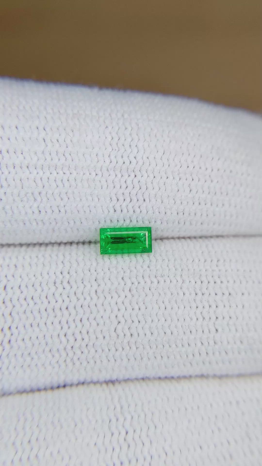 0.37 Ct. Emerald from Afghanistan Size Video