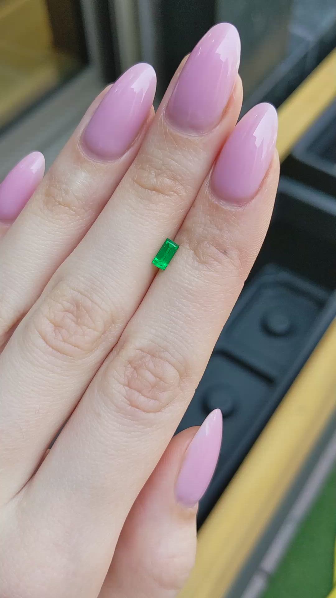 0.37 Ct. Emerald from Afghanistan Size Video
