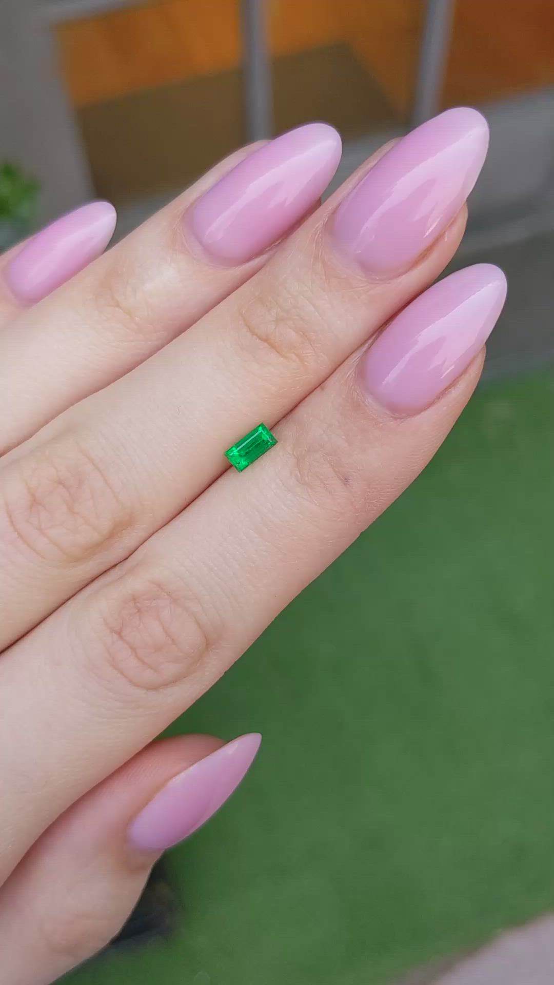 0.37 Ct. Emerald from Afghanistan Size Video