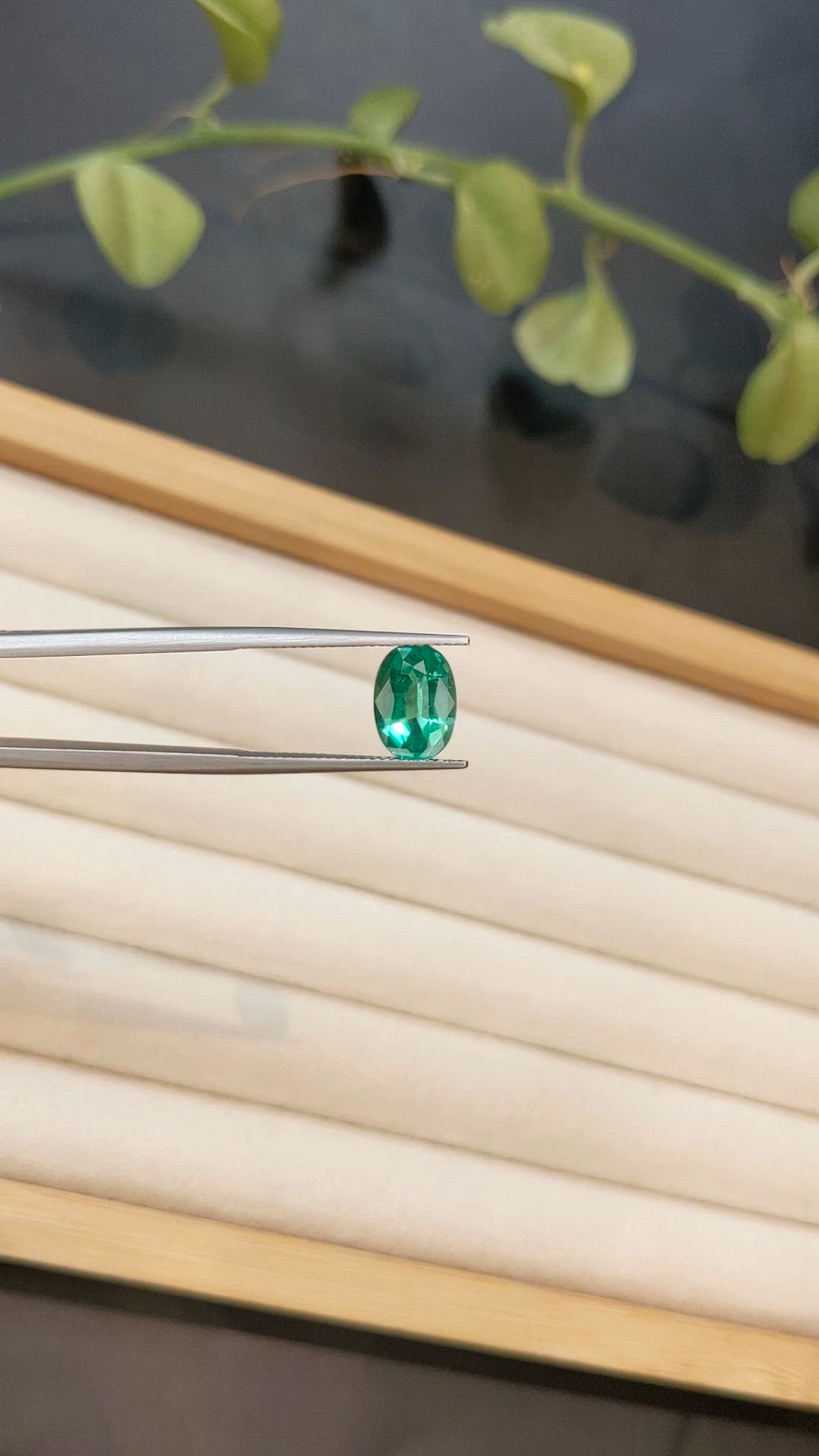 2.22 Ct. Emerald from Colombia Size Video
