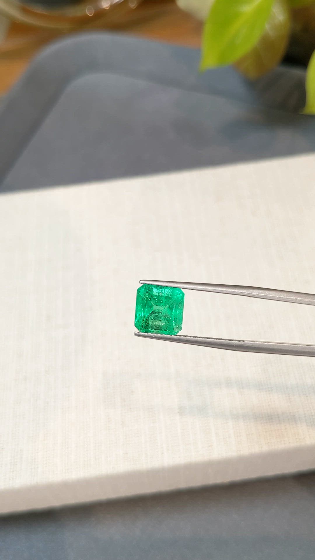 3.69 Ct. Emerald from Colombia Size Video