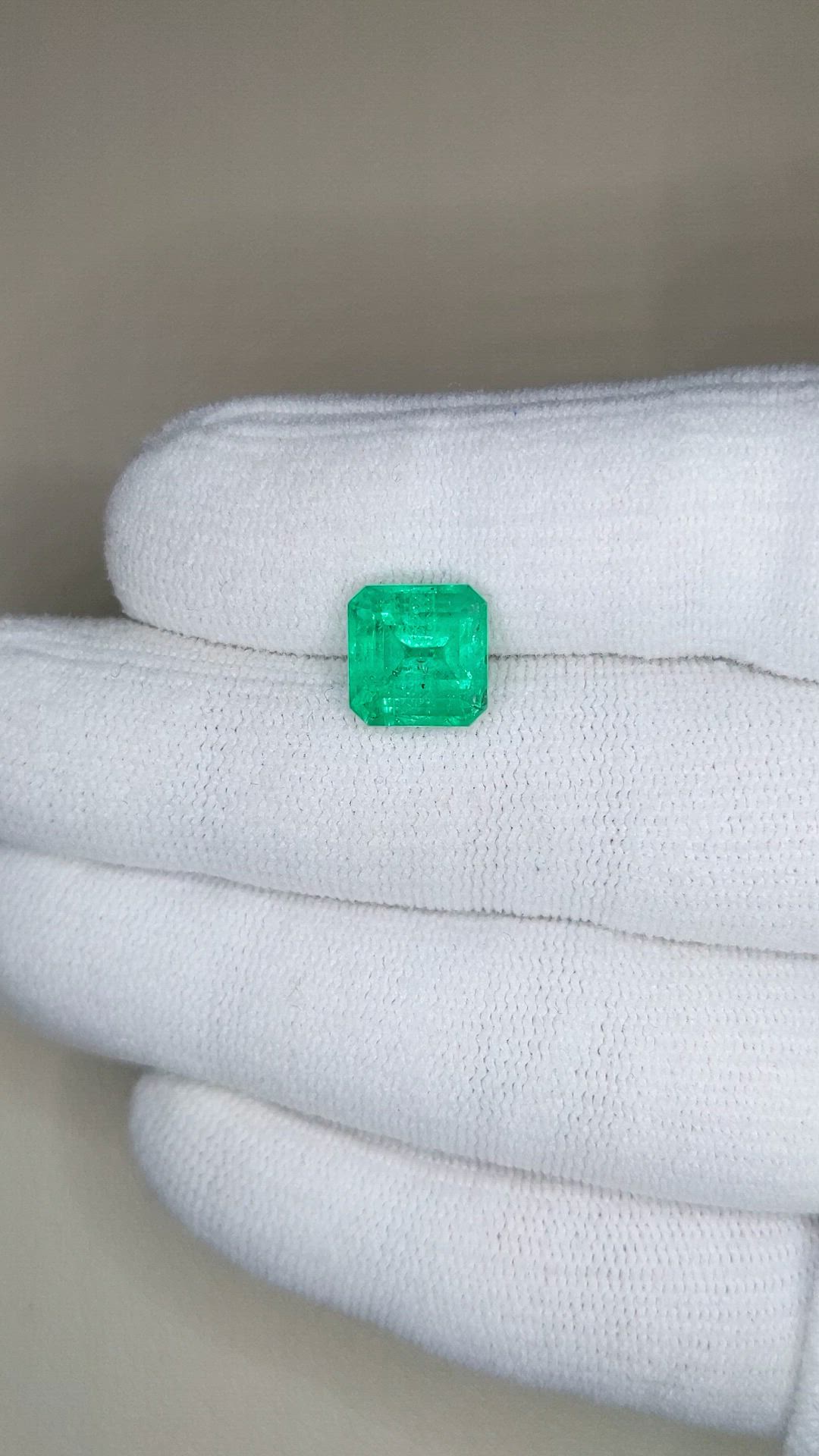 3.69 Ct. Emerald from Colombia Size Video
