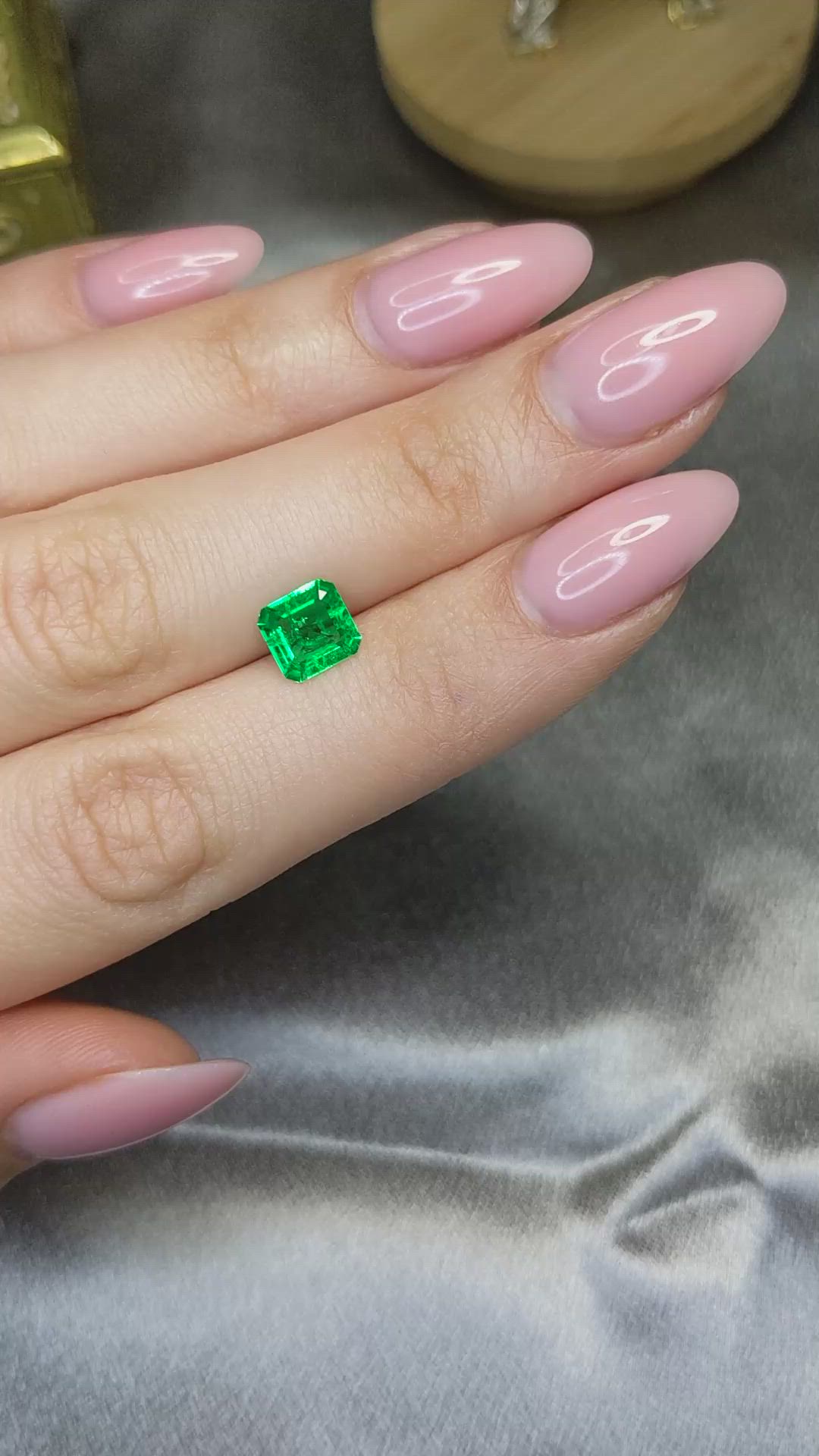1.19 Ct. Emerald from Colombia Size Video
