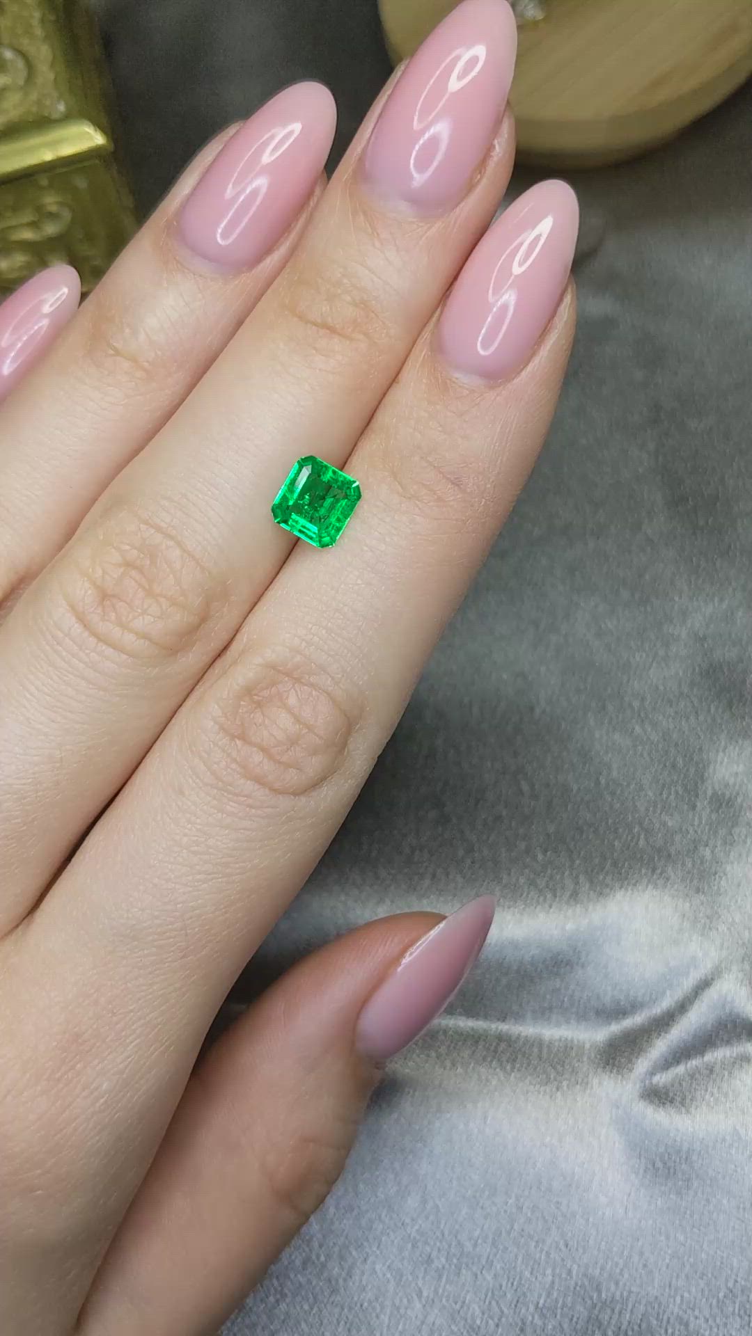 1.19 Ct. Emerald from Colombia Size Video