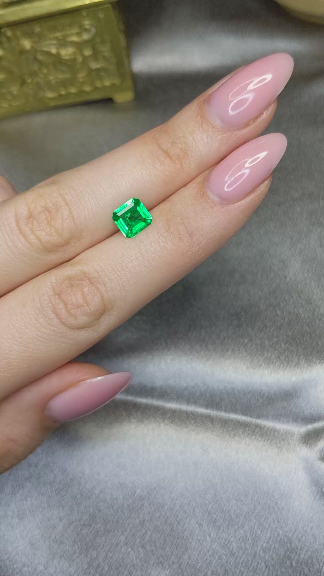 1.19 Ct. Emerald from Colombia Size Video