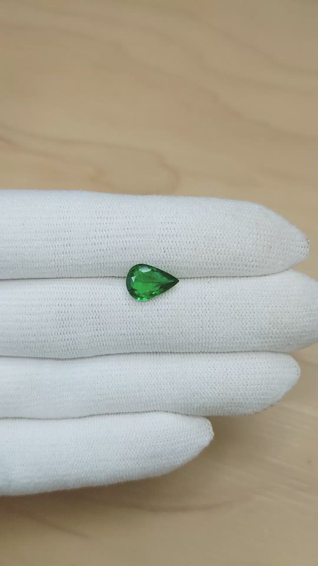1.88 Ct. Emerald from Zambia Size Video