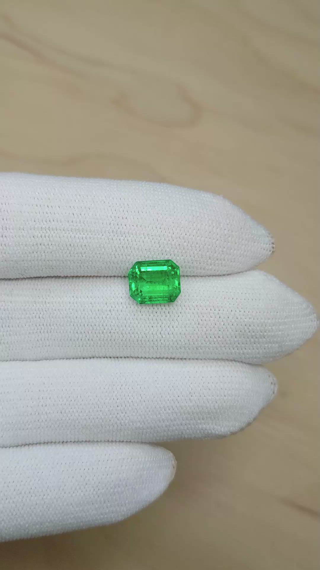 2.73 Ct. Emerald from Zambia Size Video