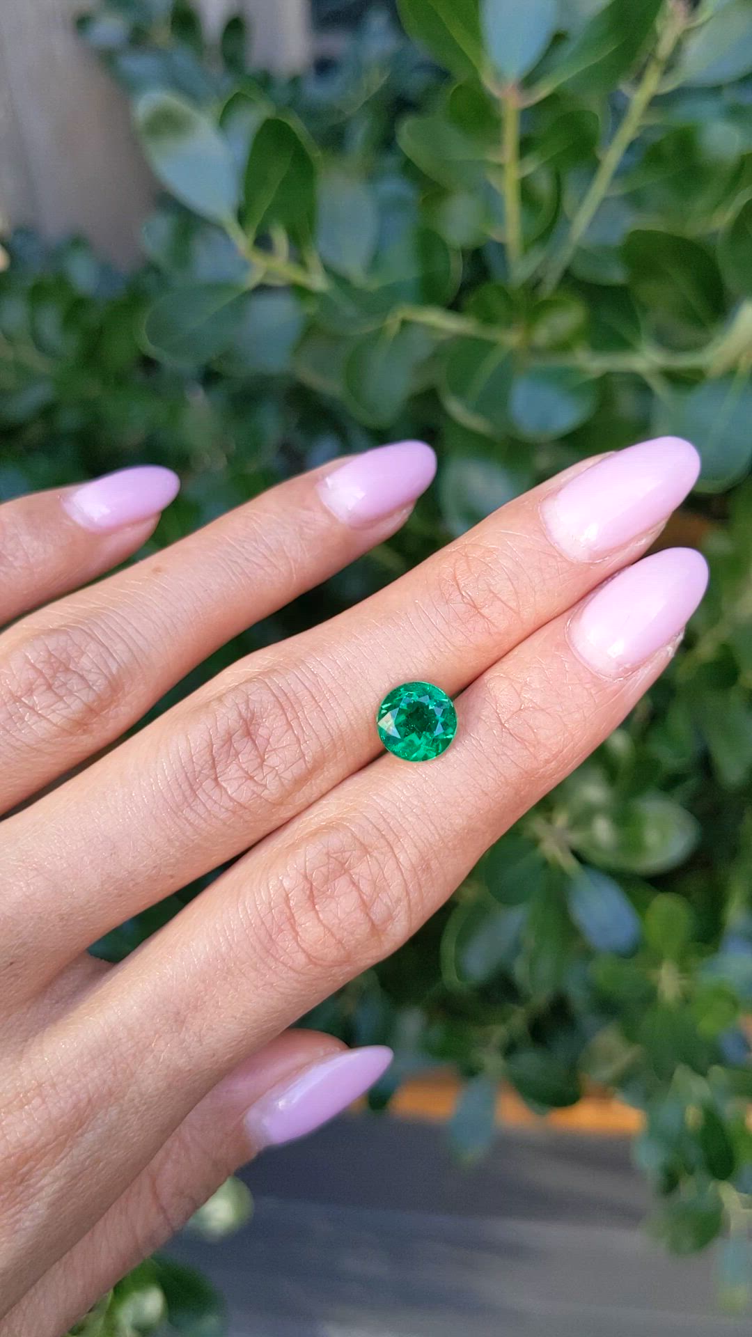 2.07 Ct. Emerald from Zambia Size Video