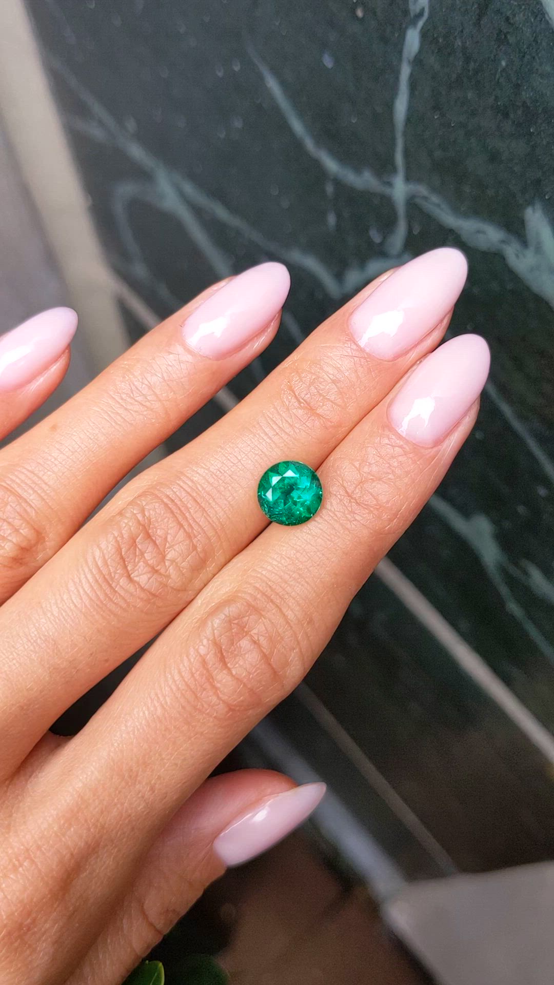 2.17 Ct. Emerald from Zambia Size Video