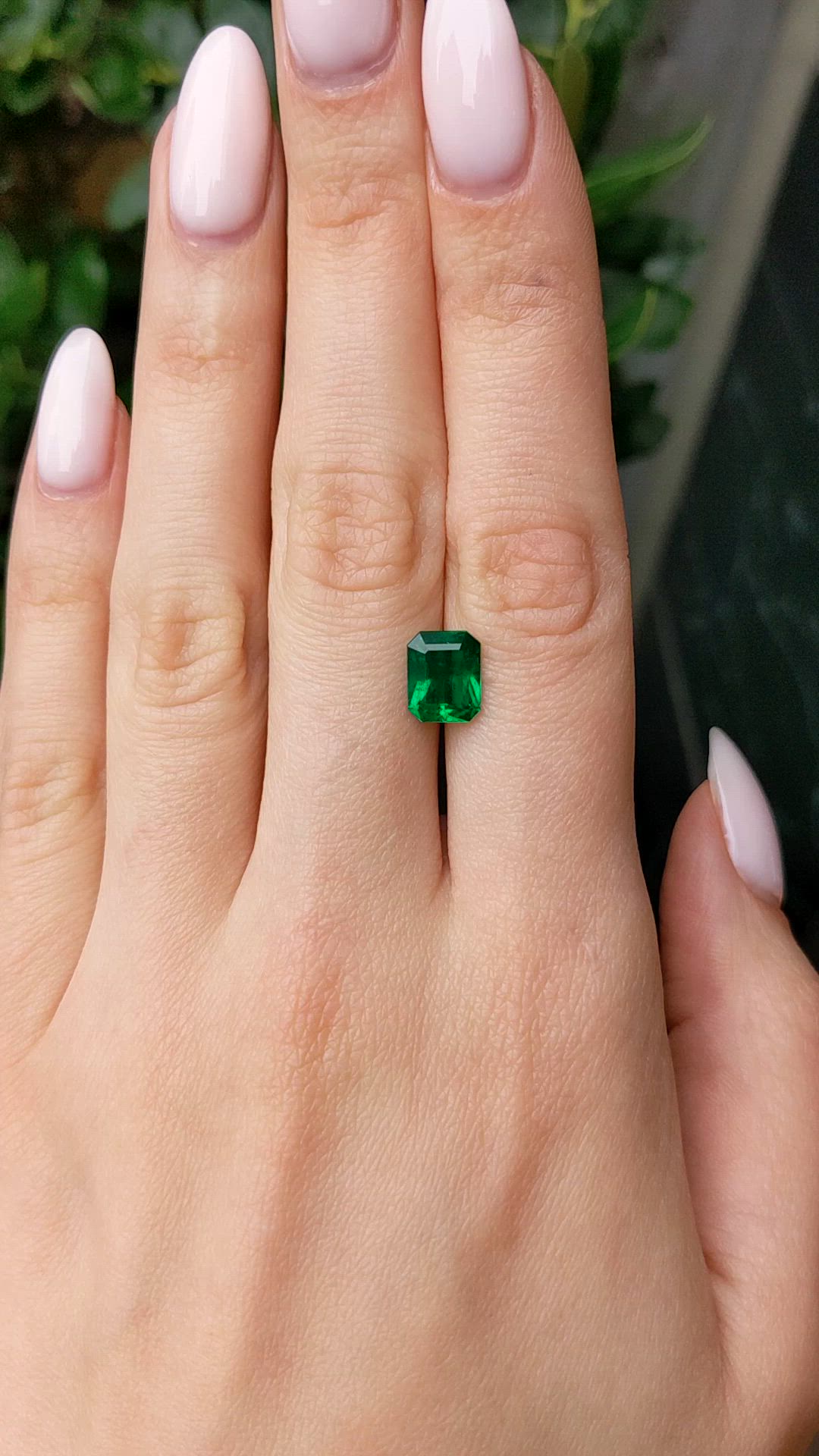 1.97 Ct. Emerald from Zambia Size Video