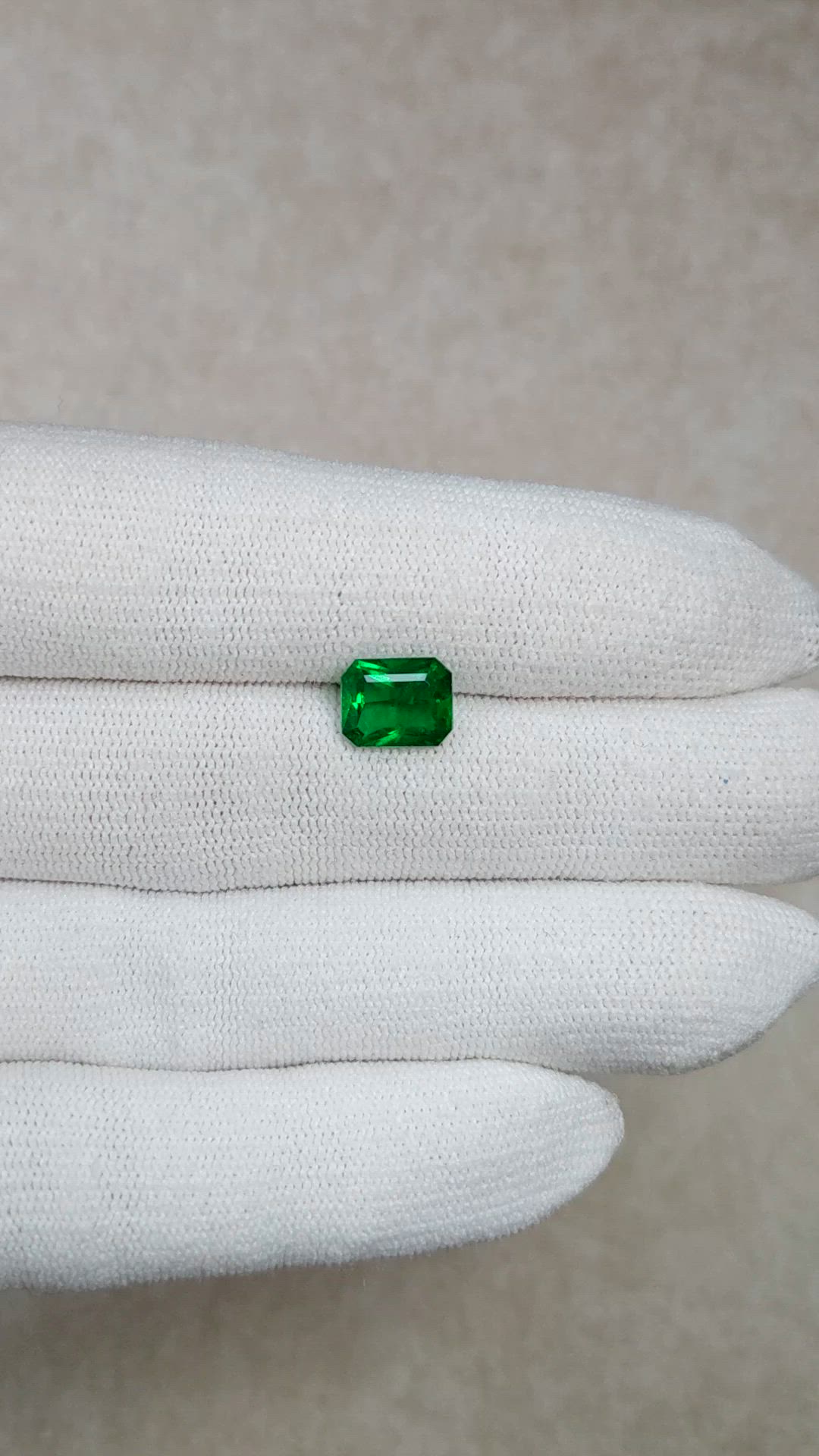 1.97 Ct. Emerald from Zambia Size Video