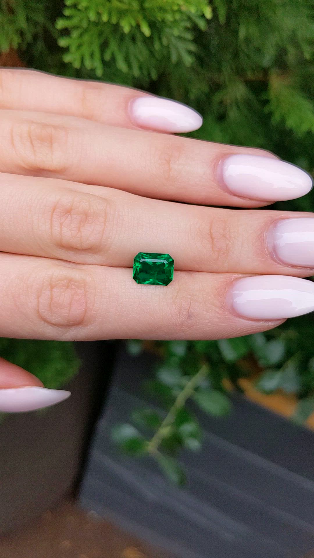 1.97 Ct. Emerald from Zambia Size Video