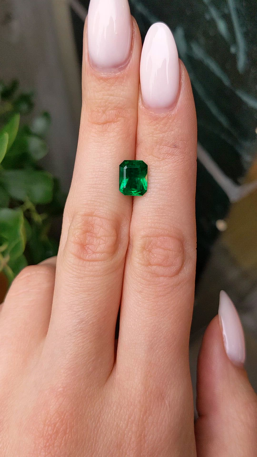 1.97 Ct. Emerald from Zambia Size Video