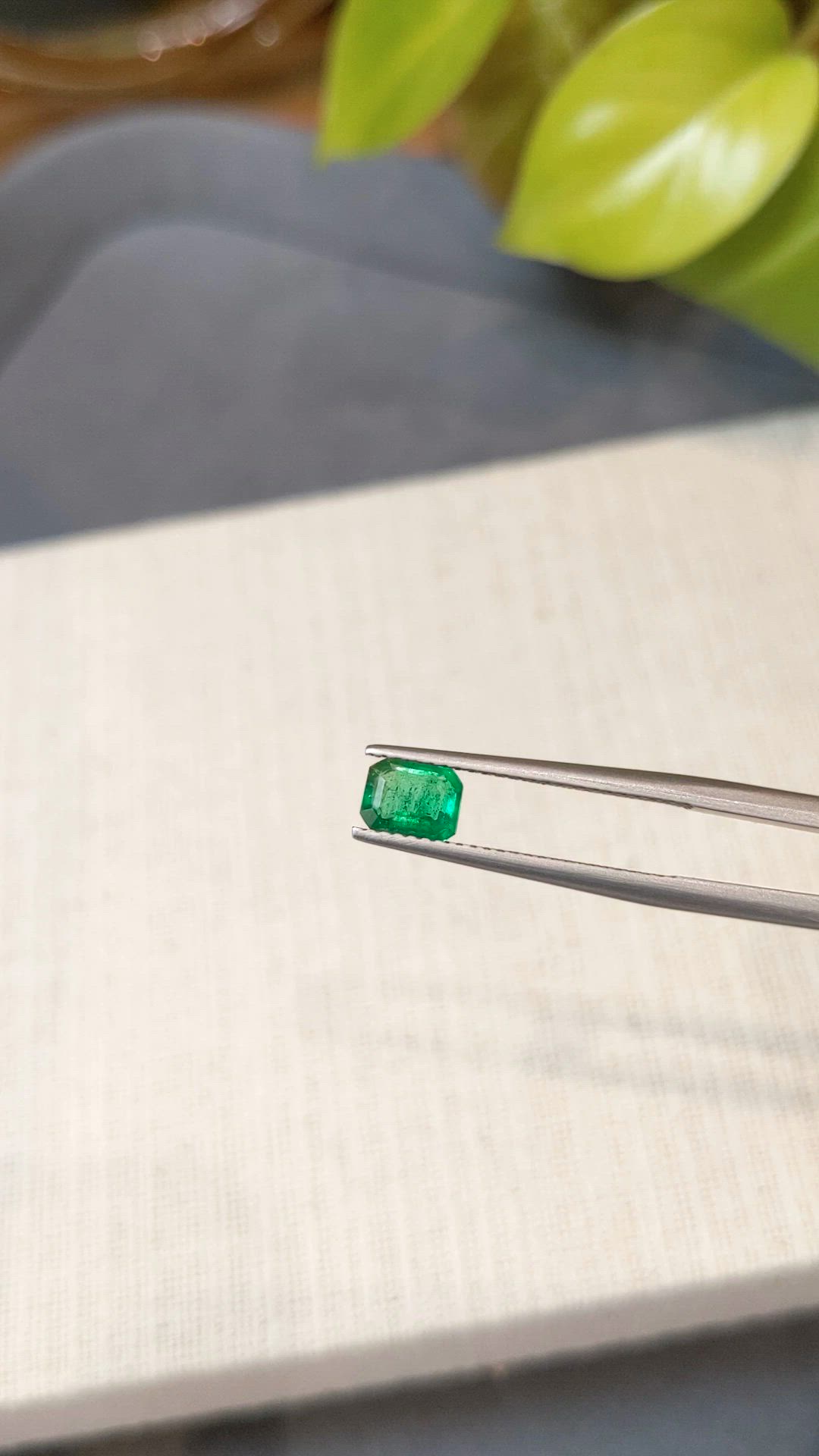 0.75 Ct. Emerald from Colombia Size Video