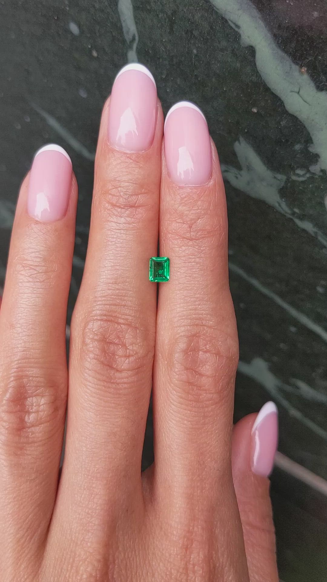 0.34 Ct. Emerald from Afghanistan Size Video