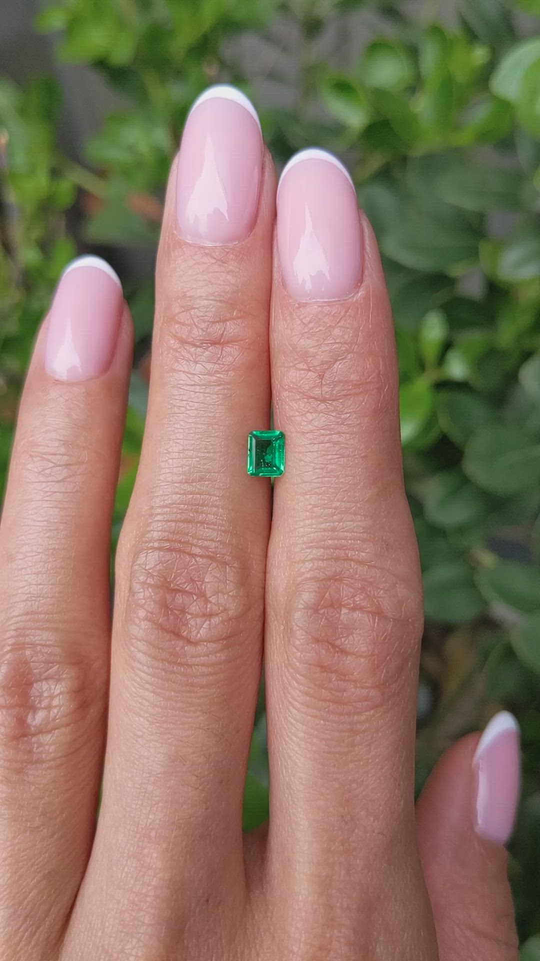0.34 Ct. Emerald from Afghanistan Size Video