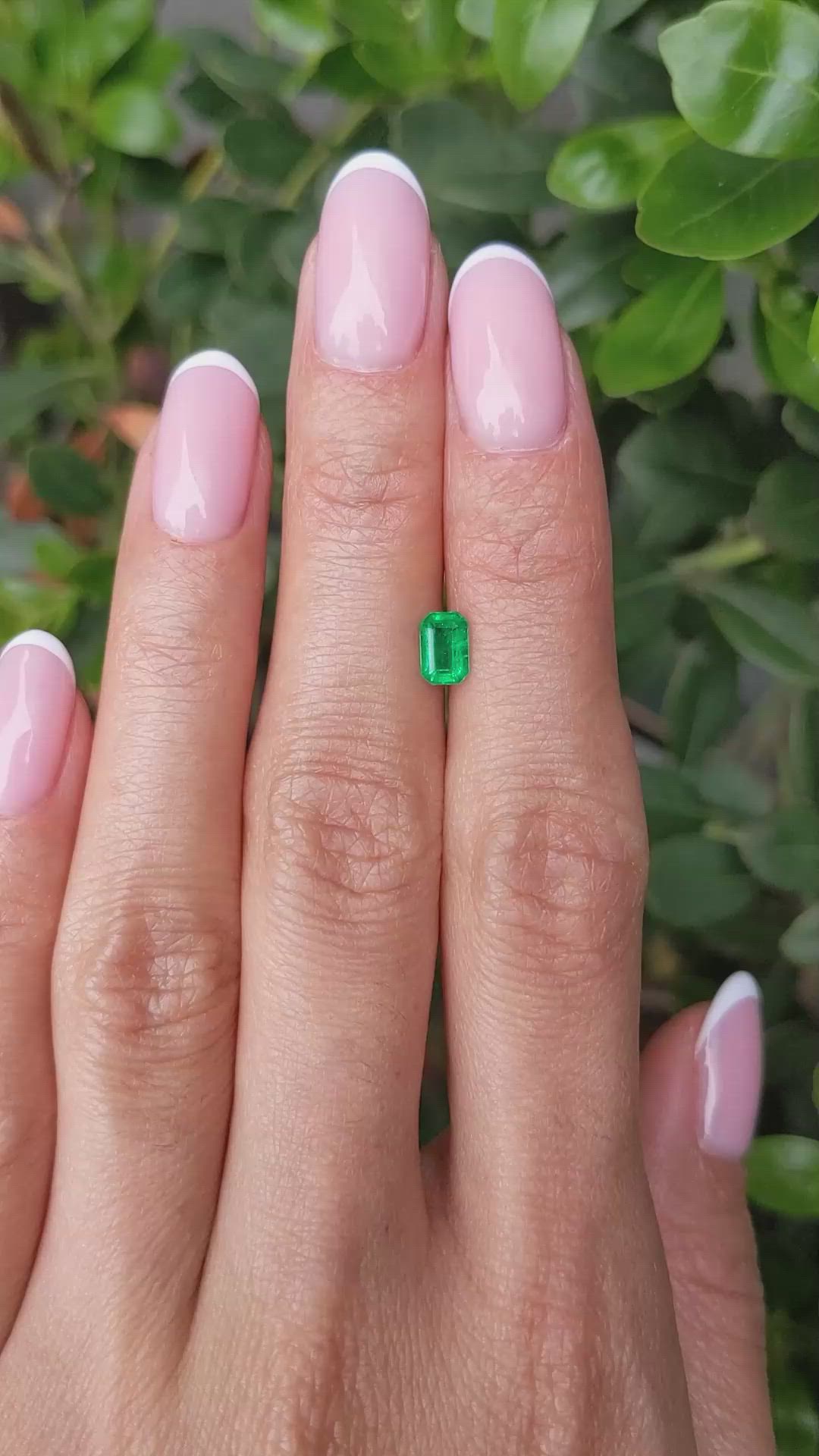 0.56 Ct. Emerald from Afghanistan Size Video