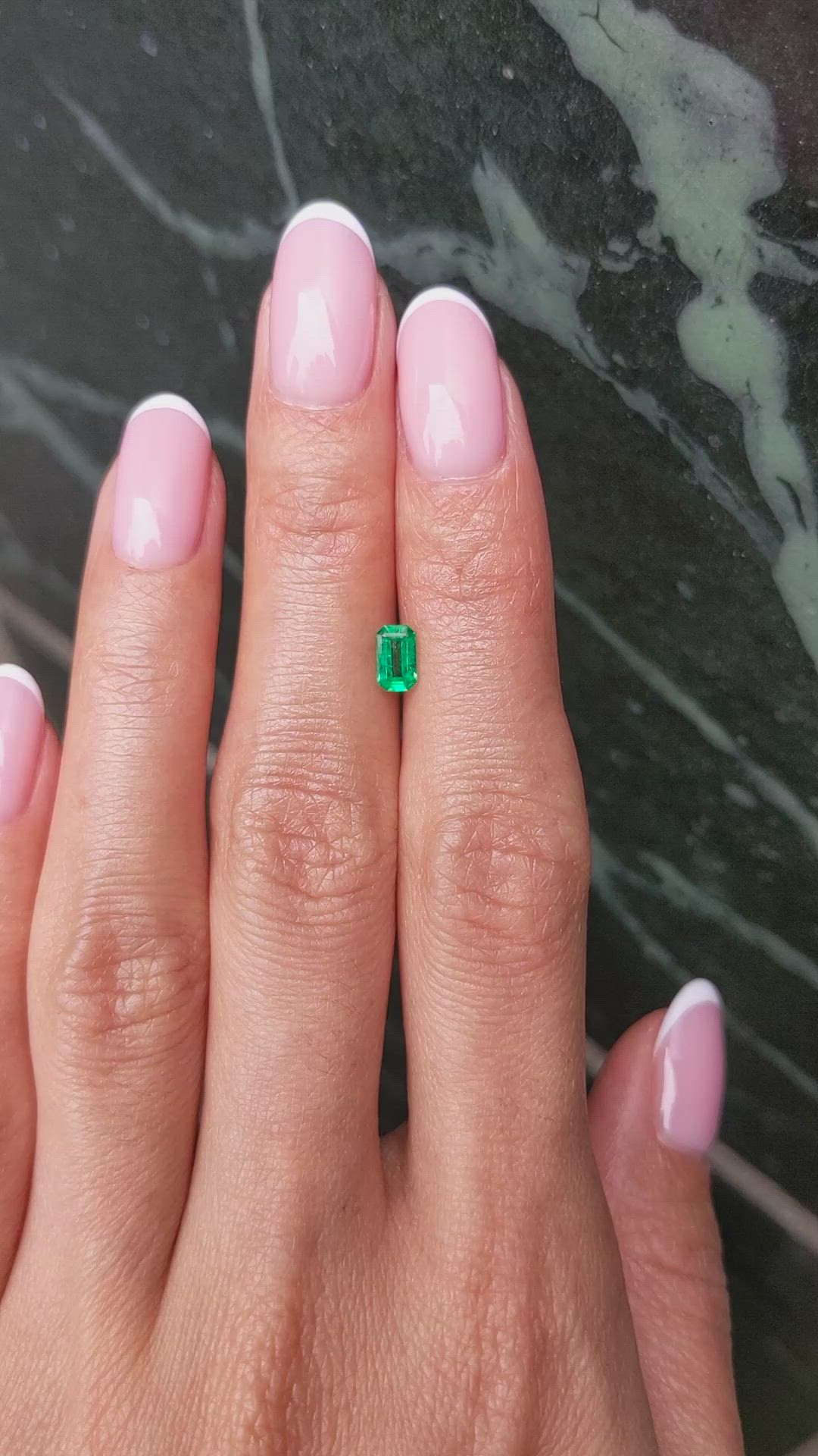 0.42 Ct. Emerald from Afghanistan Size Video