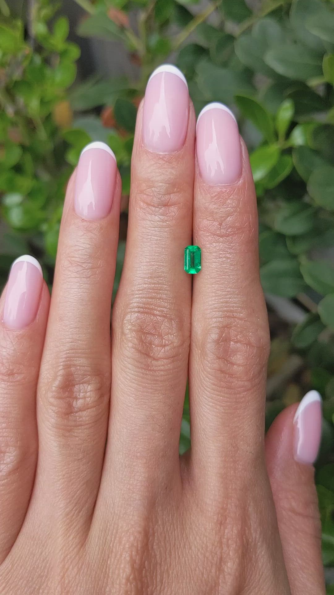 0.42 Ct. Emerald from Afghanistan Size Video