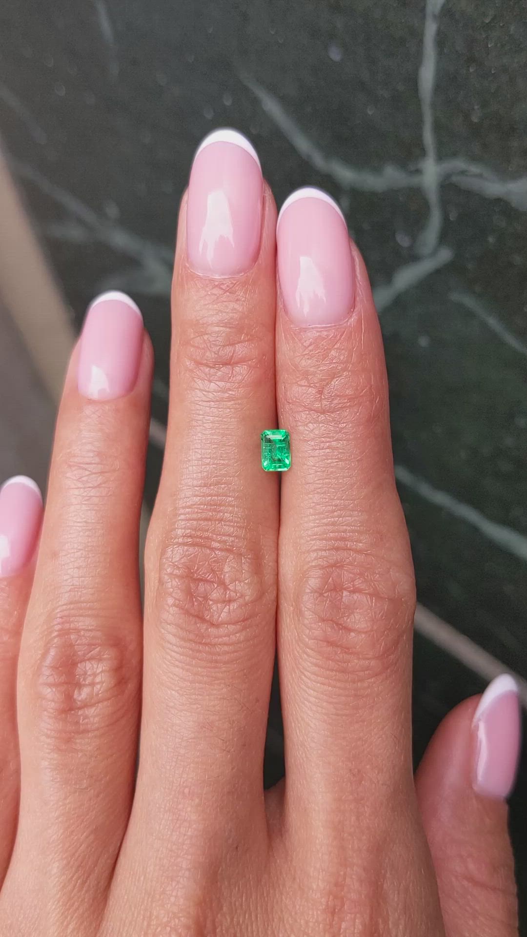 0.35 Ct. Emerald from Afghanistan Size Video