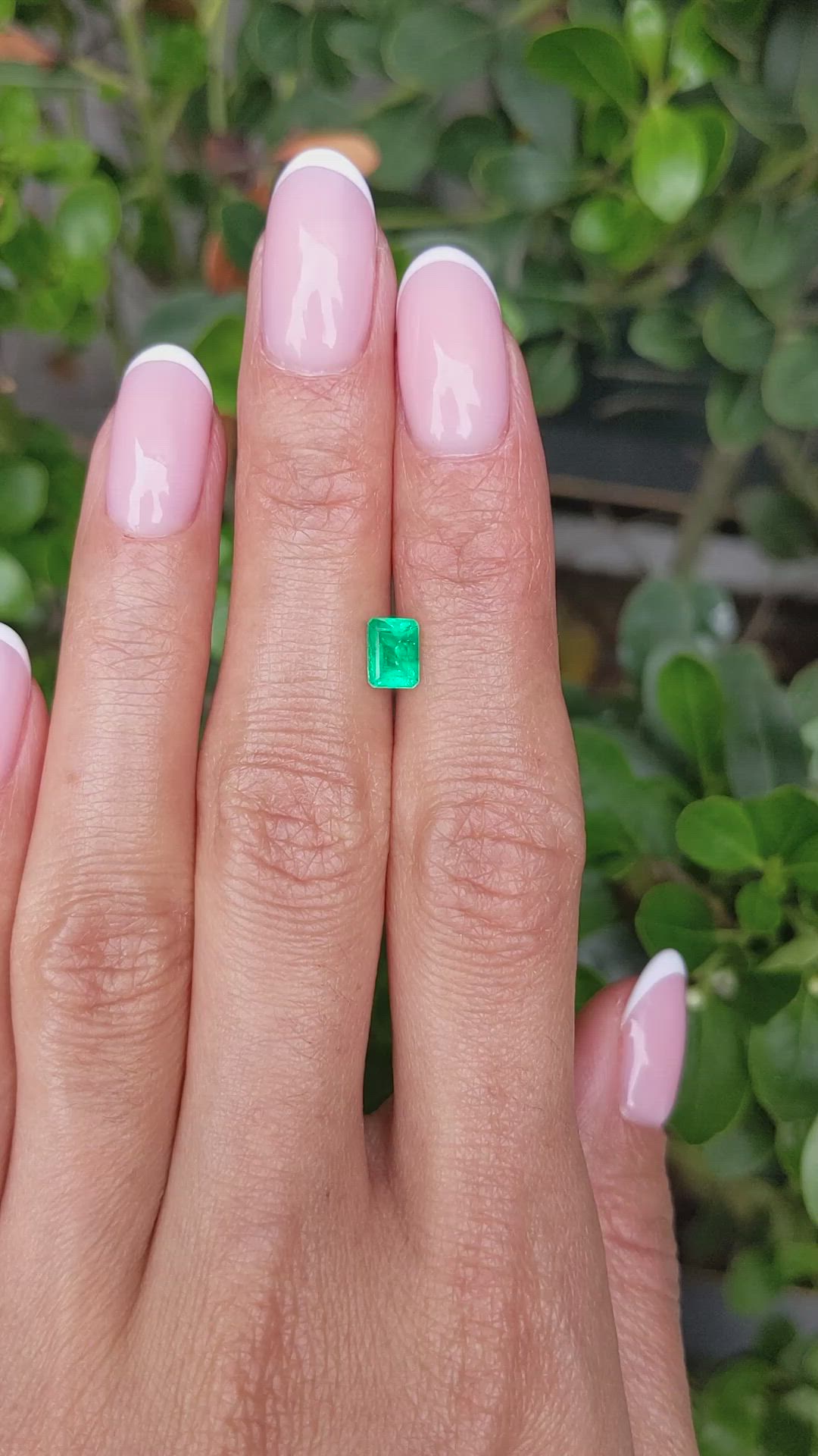 0.64 Ct. Emerald from Afghanistan Size Video