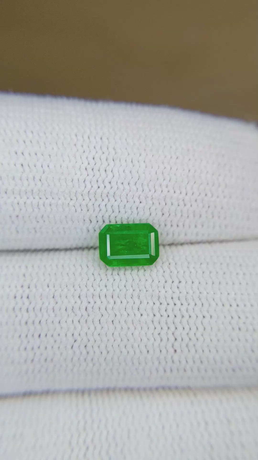 0.86 Ct. Emerald from Afghanistan Size Video